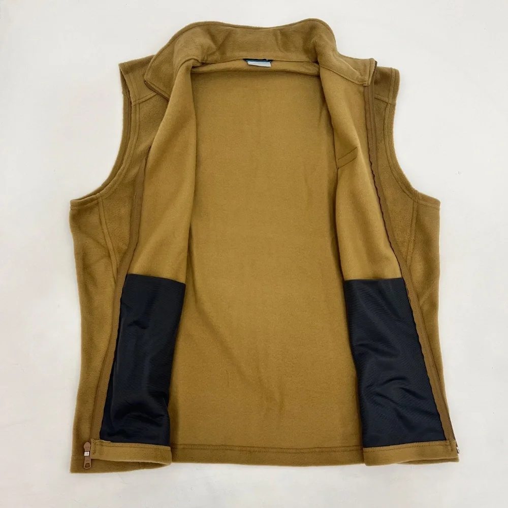 Columbia Mens Steens Mountain Fleece Full Zip Vest Jacket‎ Size L Buffalo Hiking